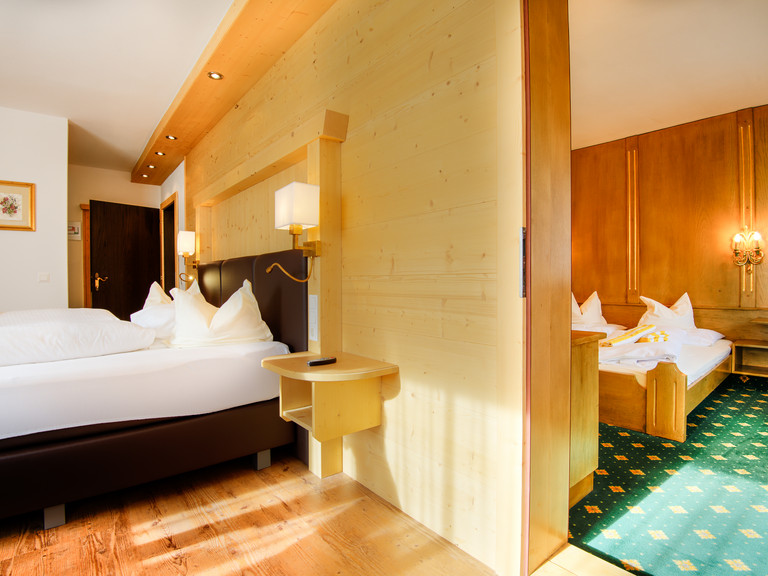 Bedrooms at the Family and Vitality Hotel Auenhof